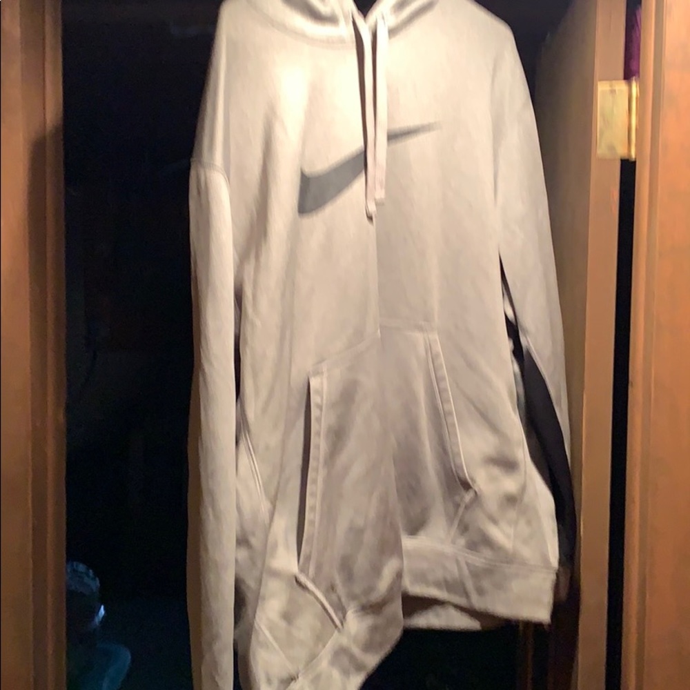 Nike sweatshirt.